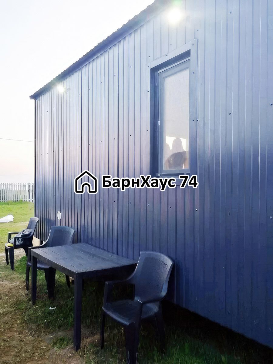 Дом 6×6 с террасой, Увильды — построенный объект Барнхаус74 — фото 5